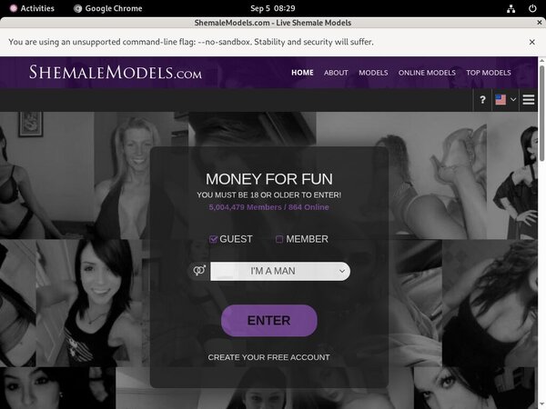 Account On Shemalemodels