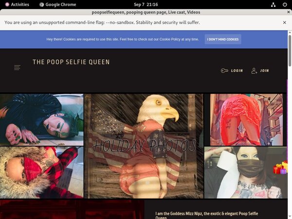 Account ThePoopSelfieQueen