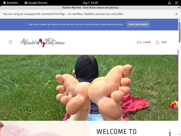Admiremyfeet Trial Deal