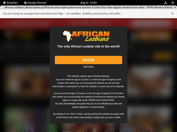 Africanlesbians Sign Up Page
