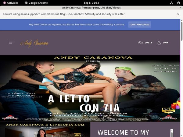 Andycasanova.net Trial Memberships