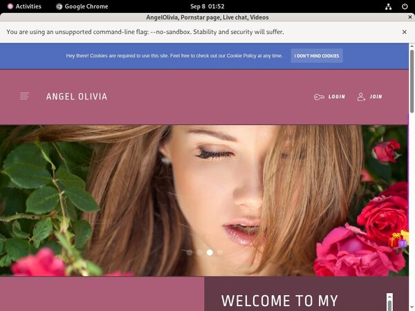Angelolivia.modelcentro.com Get A Password