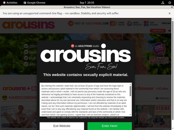 Arousins Discount Access Arousins Discount Access