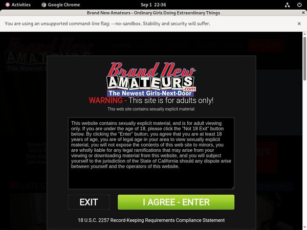 Brandnewamateurs.com Crear Cuenta