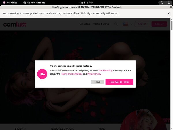 Camlust.com Get An Account