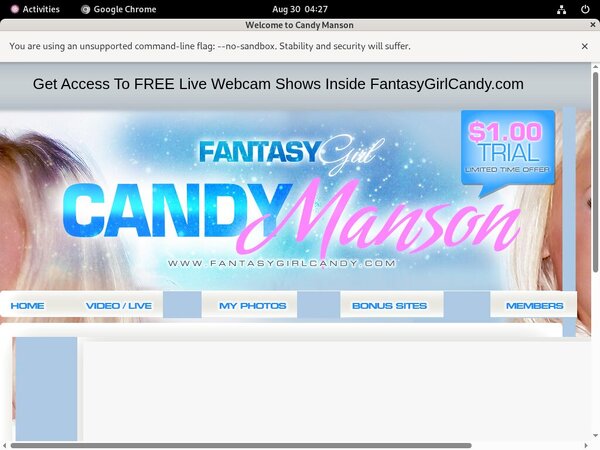 Candymanson Anal