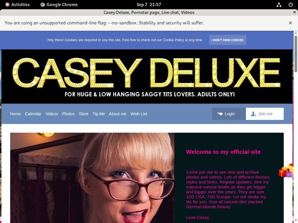 Caseydeluxe.club Working Passwords