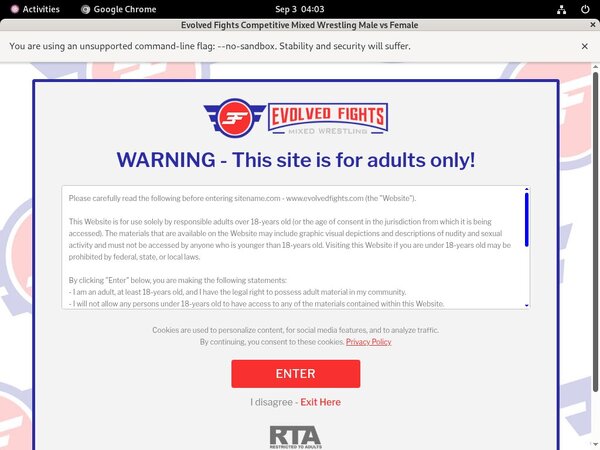 Evolved Fights Site-rip