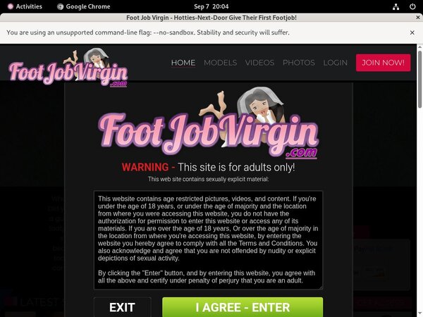 Footjobvirgin.com Promo Tour