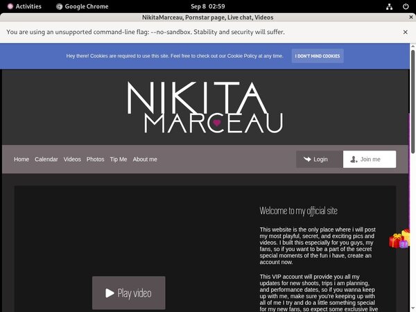 Free Account In NikitaMarceau
