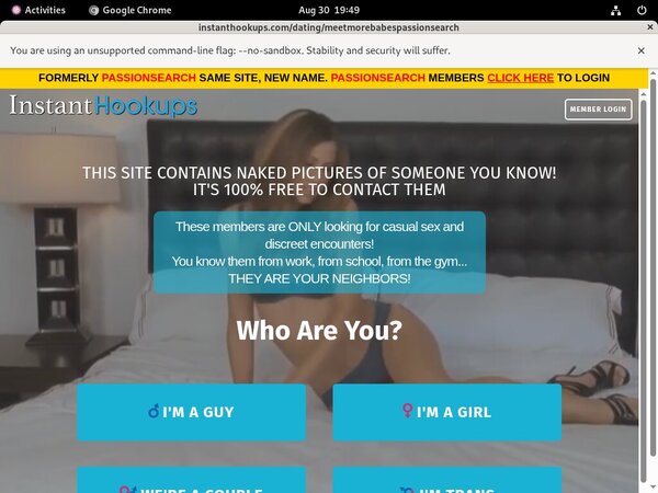 Free Instant Hookups Discount Code