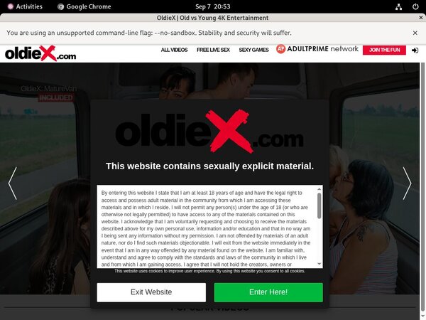 Free Logins X Oldie