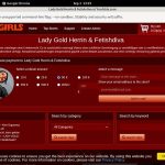 Free Porn Lady Gold Fetishdiva