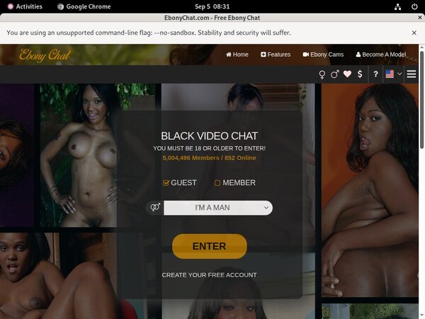 Get Discount Ebony Chat