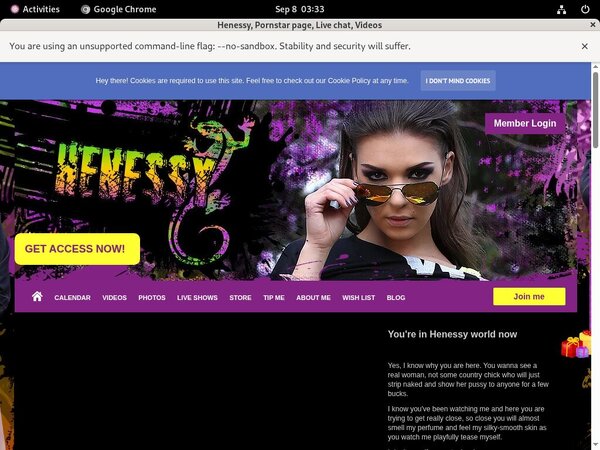 Henessy Free Login Password
