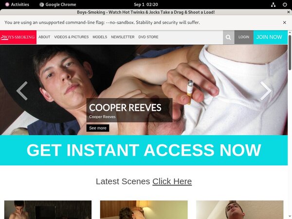 How To Get Free Boys Smoking Account