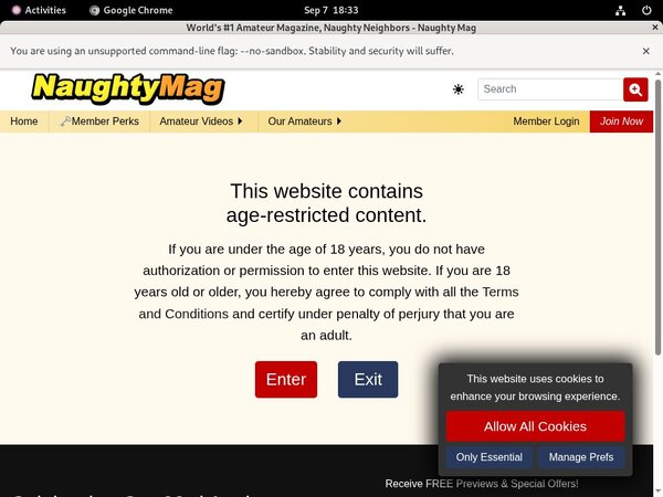 How To Join Naughtymag.com For Free