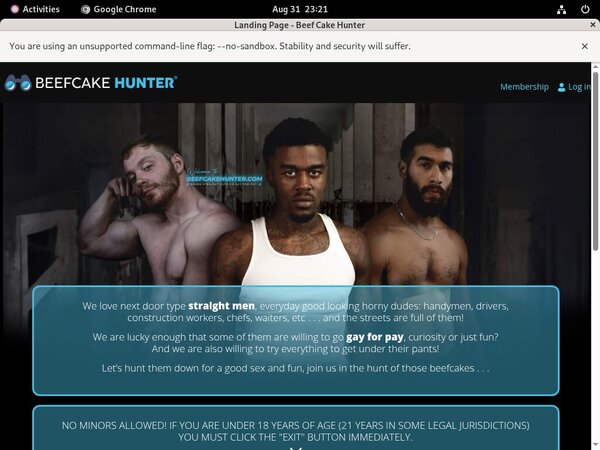 Hunter Cake Beef Sign Up