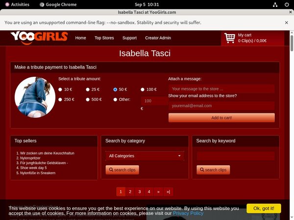 Isabella Tasci Free Account Login