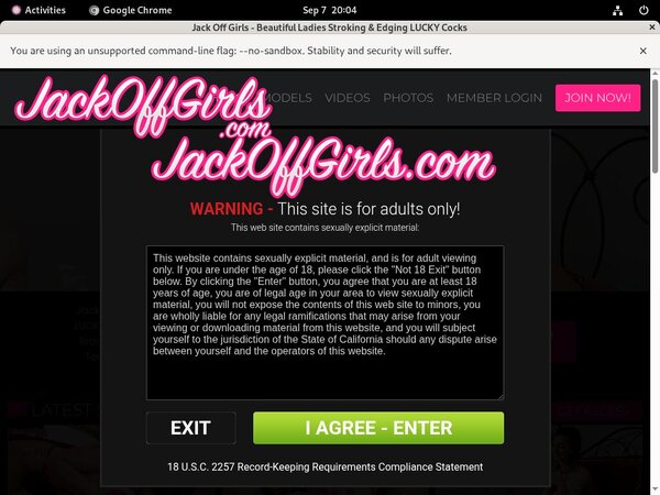 Jack Off Girls Code