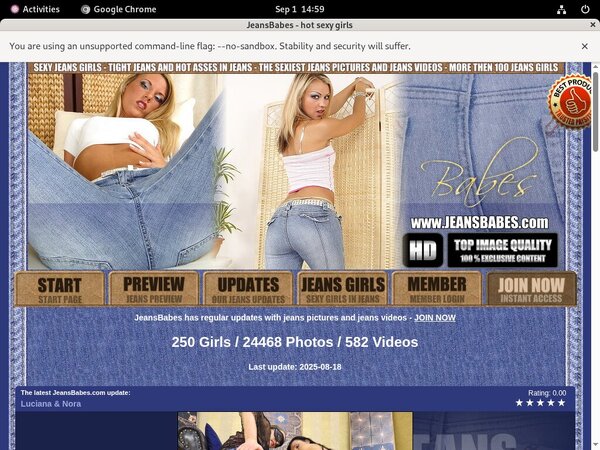 Jeansbabes Free Trial Acc