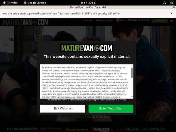 Mature Van Daily Pass