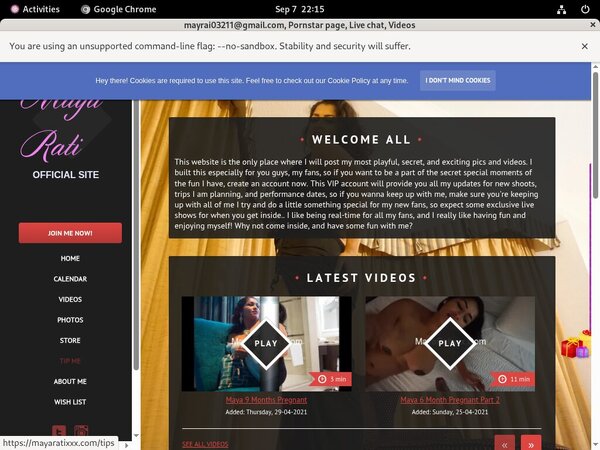 Mayaratixxx.com Account New