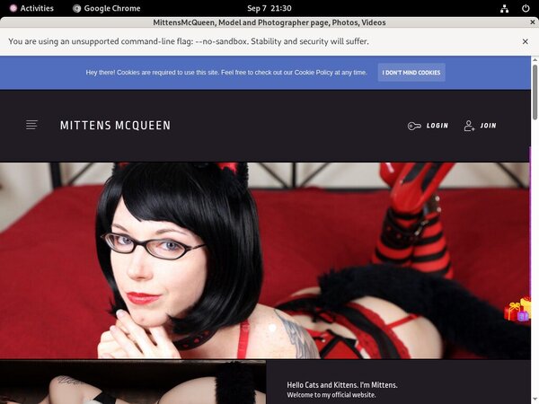 Mittens McQueen Signup Form