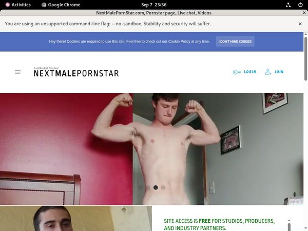 NextMalePornStar.com Trial Promo