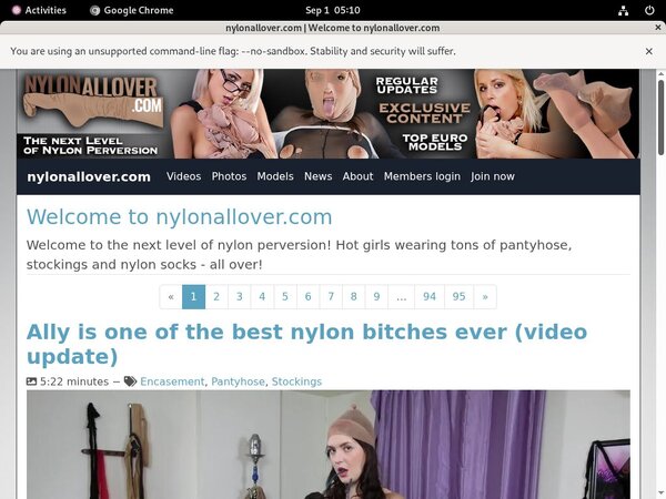 Nylon All Over Site Rip Dl