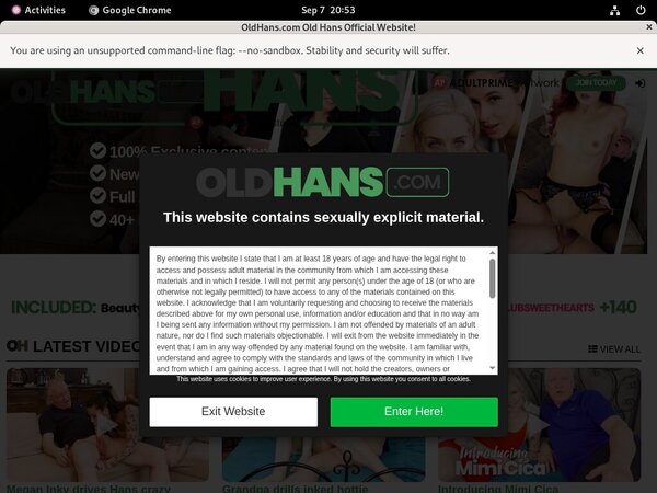 Oldhans.com Hot Sex