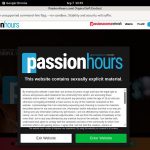 Passionhours Login Account