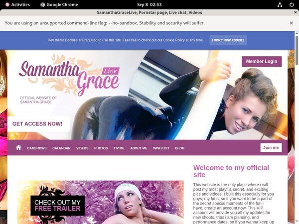 SamanthaGraceLive Trial Membership