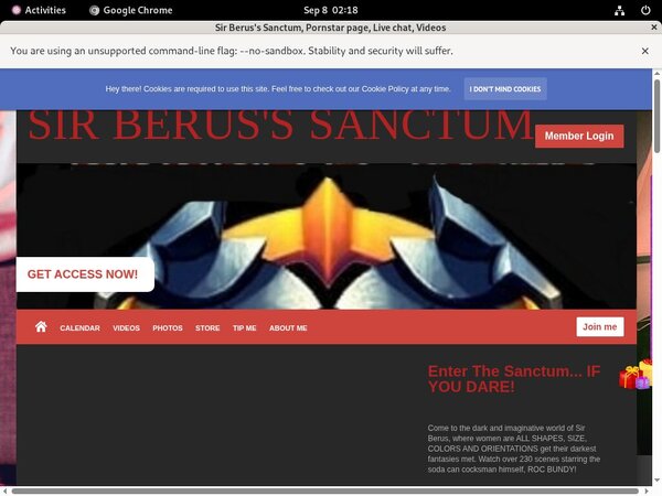 SirBerus'sSanctum Filme
