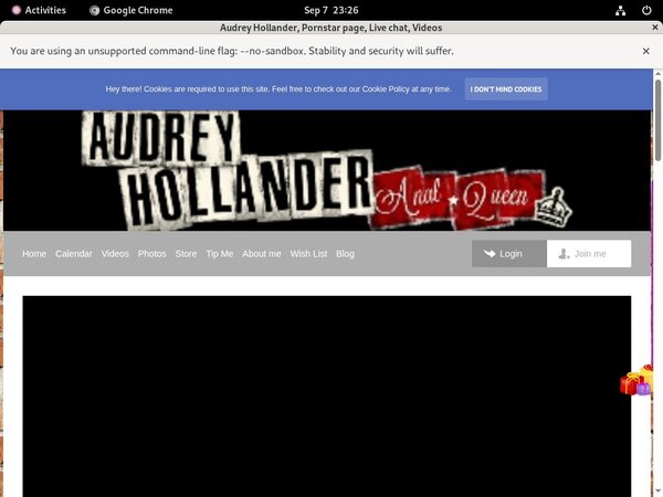 Theaudreyhollander User Name