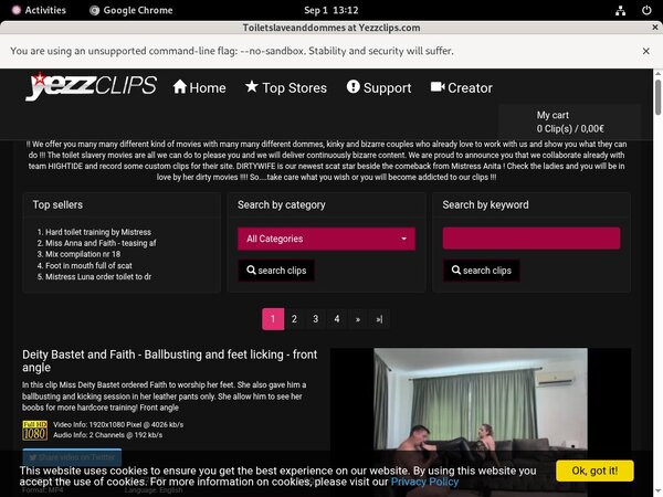 Toiletslaveanddommes Account