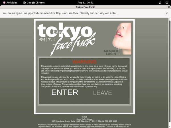 Tokyo Face Fuck Discount Membership Deal