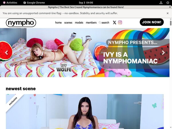 Try Nympho For Free