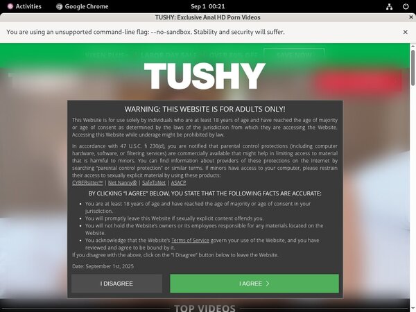 Tushy Signup Form Tushy Signup Form