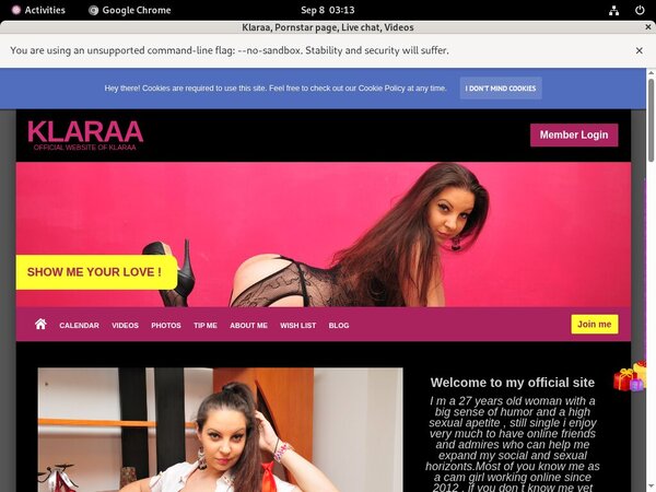 Username And Password For Klaraa