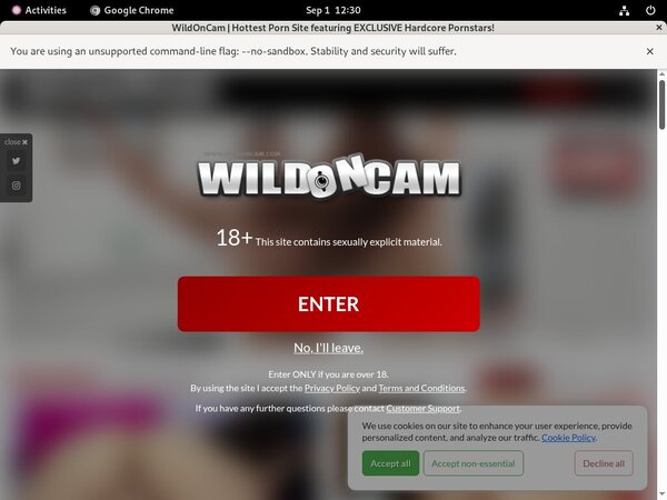 Wild On Cam Free Trial Coupon