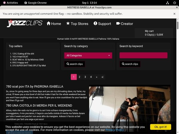 MistressIsabella Create Account